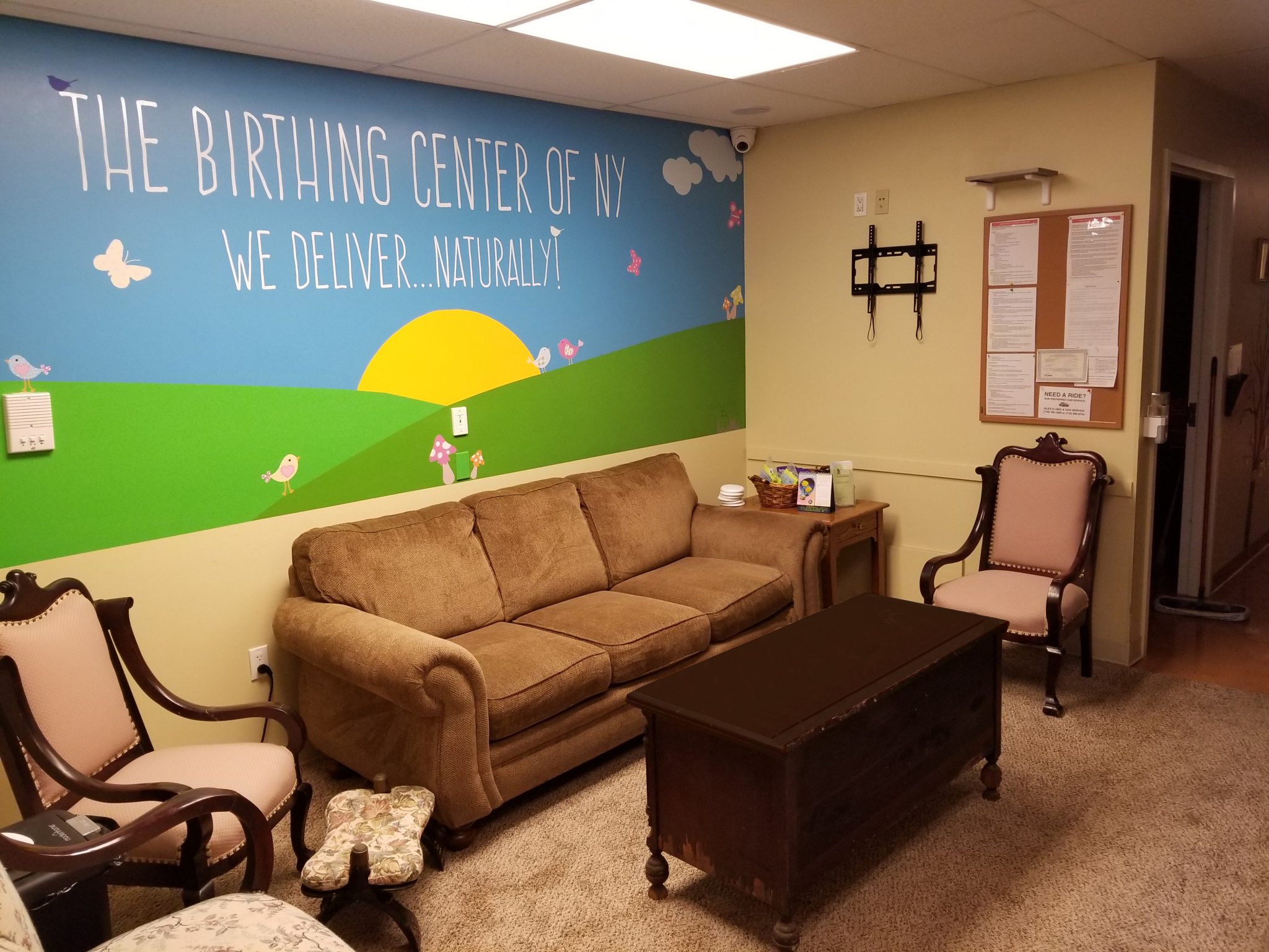 Reception Area at The Birthing Center of NY